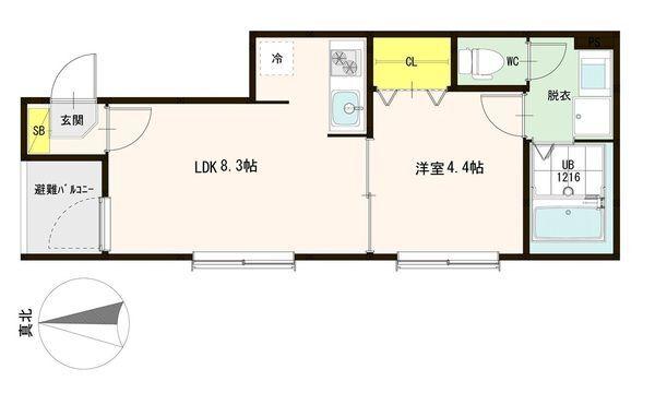 Mahalo 間取り図画像