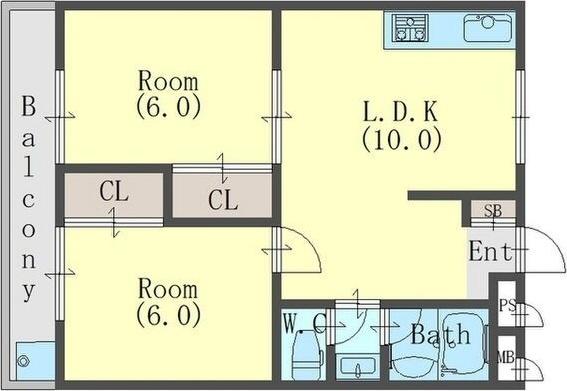 グランツ武庫川 間取り図画像