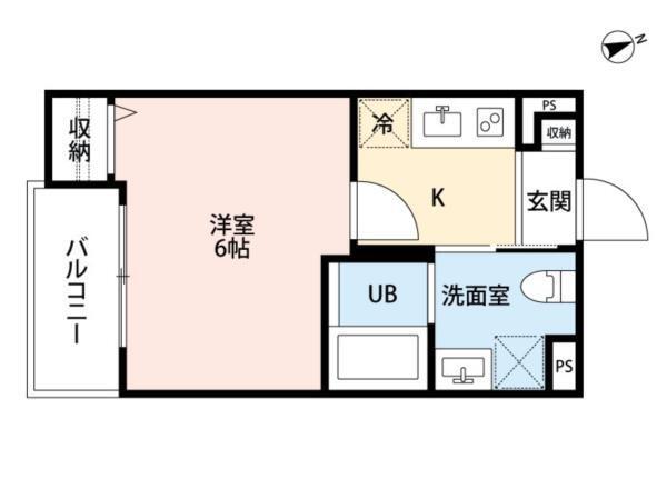 FUCLA 大物 間取り図画像
