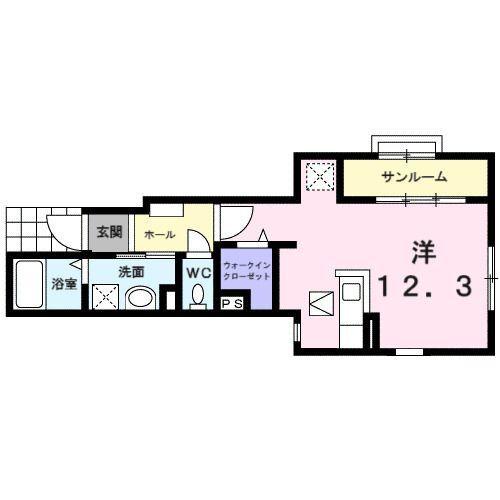 エクレール古結VI 間取り図画像