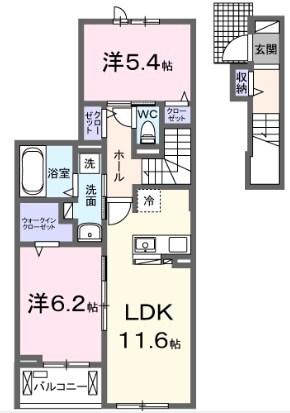 コンフォール北伊丹 間取り図画像