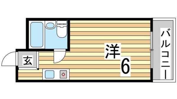 多聞台ハイツ 間取り図画像
