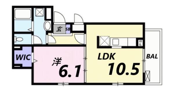 シャイン 間取り図画像