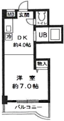 ジュネス南塚口 間取り図画像