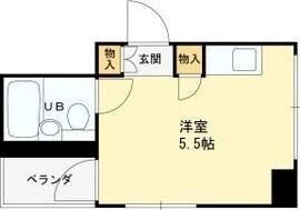 ホウエイフラット 間取り図画像