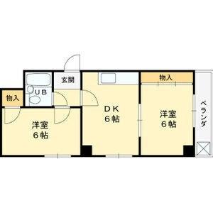 大和田ローズマンション 間取り図画像