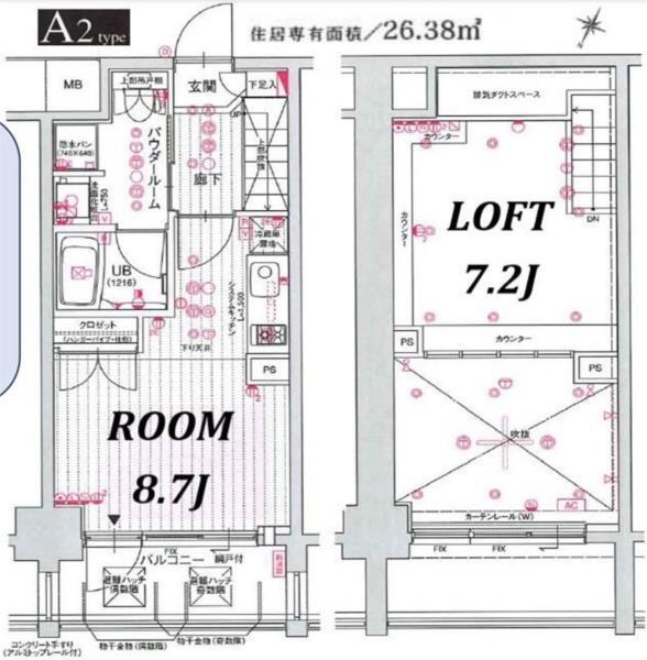エスリード大阪シティーウエスト 間取り図画像
