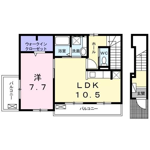 ローズＫ 間取り図画像