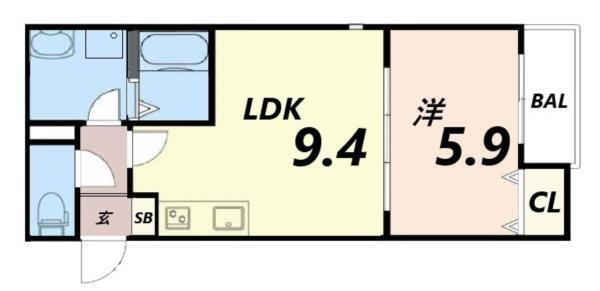 RITZ COURT塚口（リッツ コート ツカグチ） 間取り図画像