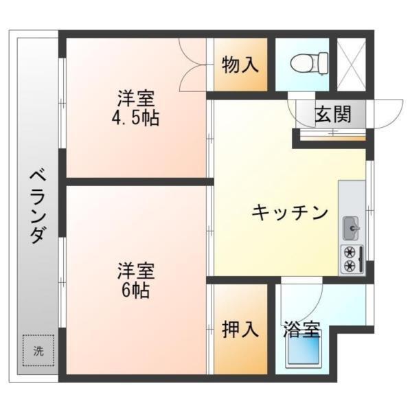 アースハイツI・II 間取り図画像