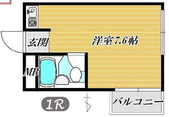 エメラルド立花北 間取り図画像