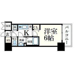 プレサンス塚本駅前 間取り図画像