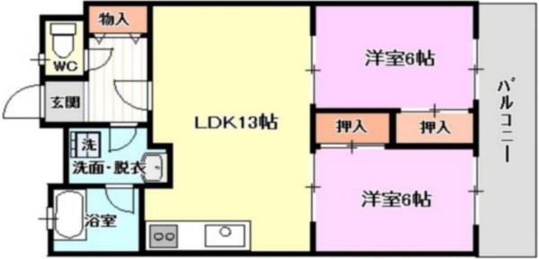 エクシード舞子 間取り図画像