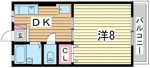 タウンハイム須磨南 間取り図画像