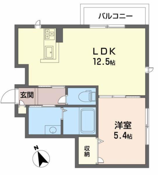 イマージュ 間取り図画像