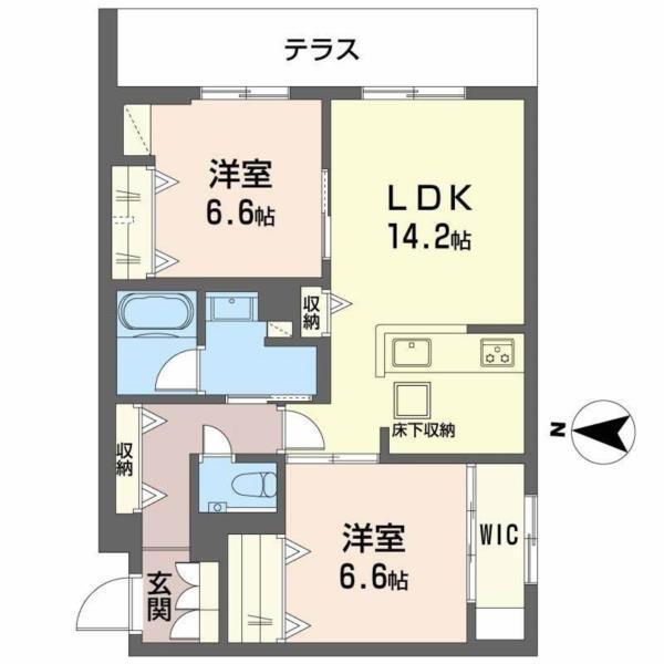 フォレストIII 間取り図画像