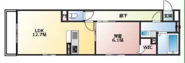 明石市大蔵中町アパート 間取り図画像