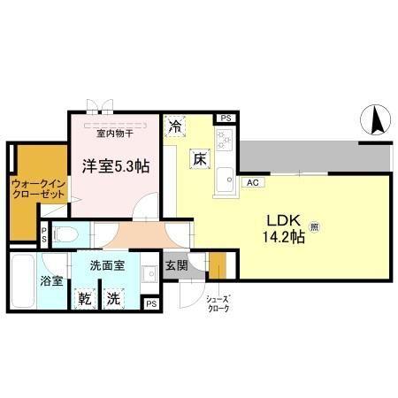 Grand Rocher武庫之荘 間取り図画像