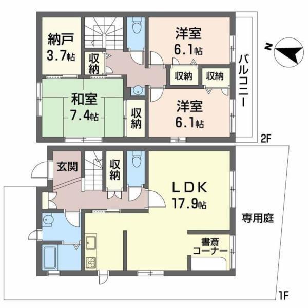 セントポーリア鴻池 間取り図画像