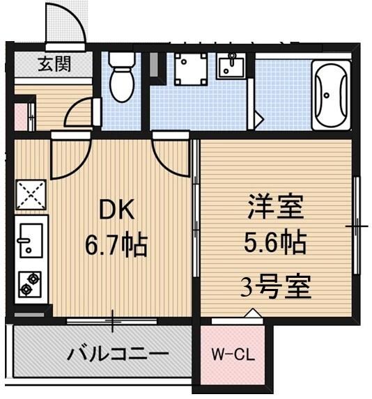 ALEGRIA猪名寺 間取り図画像