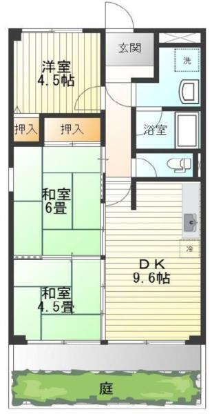 キャトルセゾン 間取り図画像