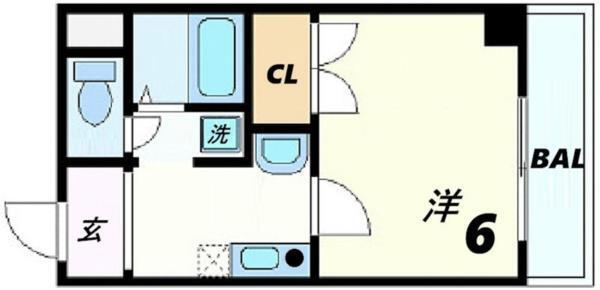MY尼崎 間取り図画像