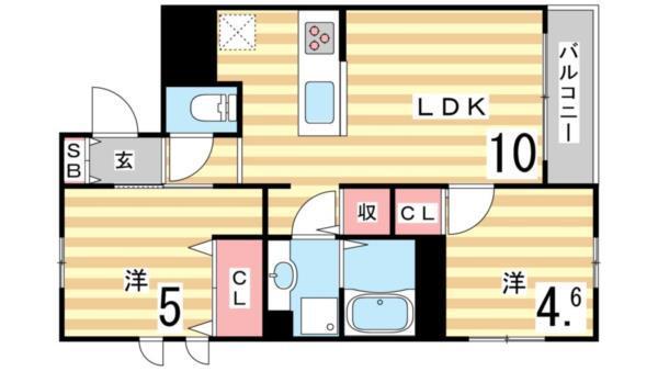 espoir 間取り図画像