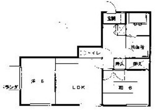 コンフォート出屋敷 間取り図画像
