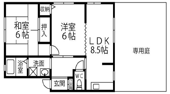 ファミーユ村上 間取り図画像