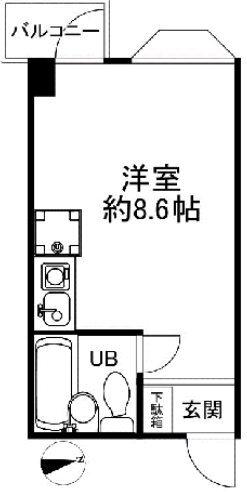 サンヴィラ六甲道パートII 間取り図画像