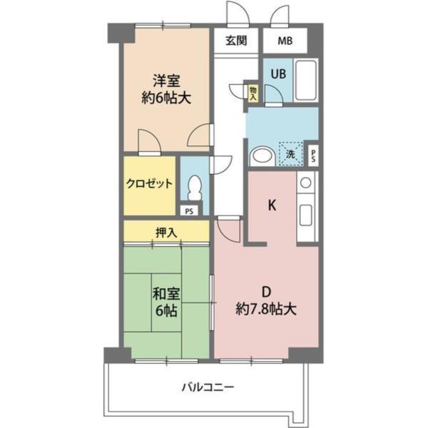 プリムヴェール 間取り図画像
