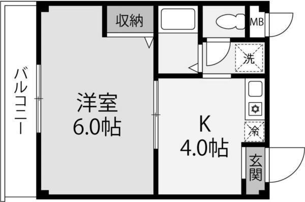 三喜ハイツ 間取り図画像