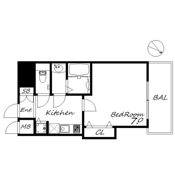 Luxe芦屋南 間取り図画像