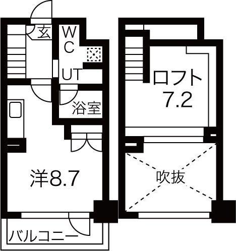 エスリード大阪シティーウエスト 間取り図画像