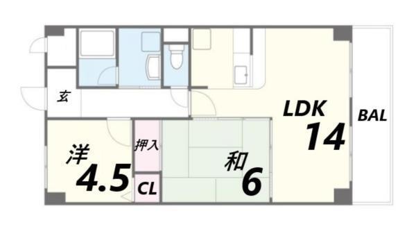 フォワイエ セレスト 間取り図画像