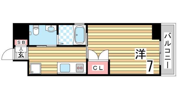 飛松高谷マンション 間取り図画像