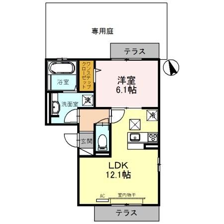 clochette立花 間取り図画像