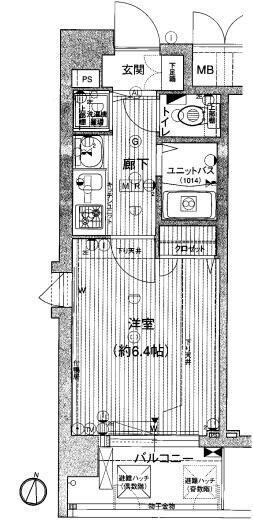 プレサンス淀リーヴァ 間取り図画像