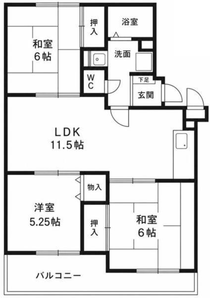 パークサイド瑞穂 間取り図画像