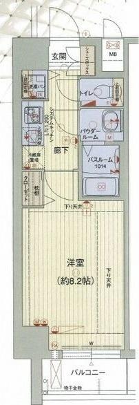 J.T.大阪WEST 間取り図画像