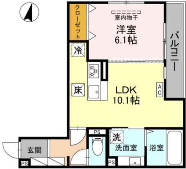 トリシア武庫川 間取り図画像