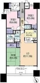 シーマークス舞子公園 間取り図画像