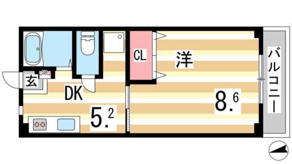 コフレ朝霧 間取り図画像