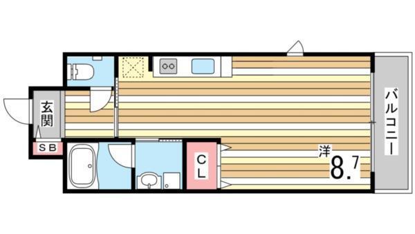 エル・セレーノ石屋川 間取り図画像