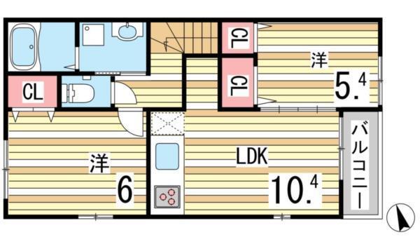 エステート上口 間取り図画像
