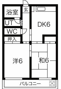 譽マンション 間取り図画像