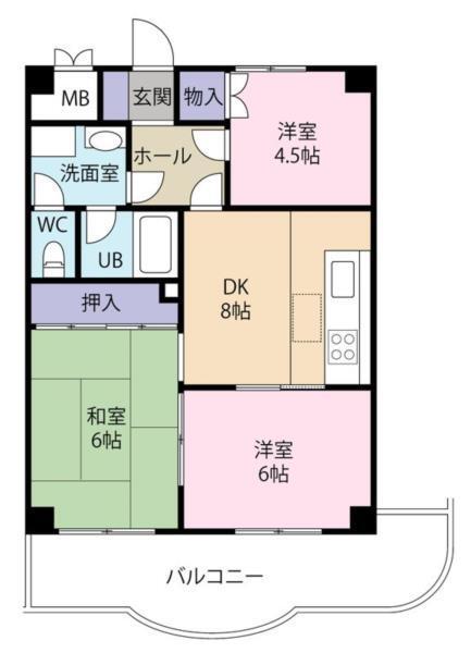ビバリーハウス須磨弐番館 間取り図画像