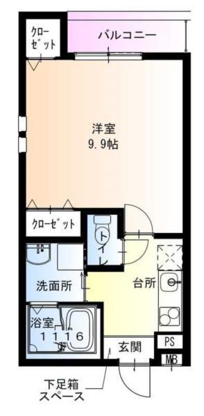フジパレス長洲公園I番館 間取り図画像