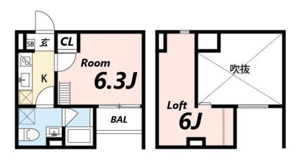 スカイヴィラ立花 間取り図画像