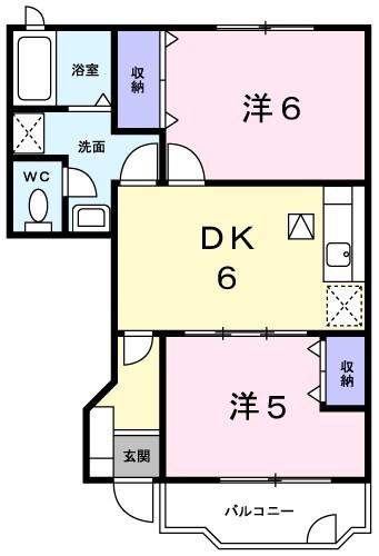 エンジェルミタニ 間取り図画像